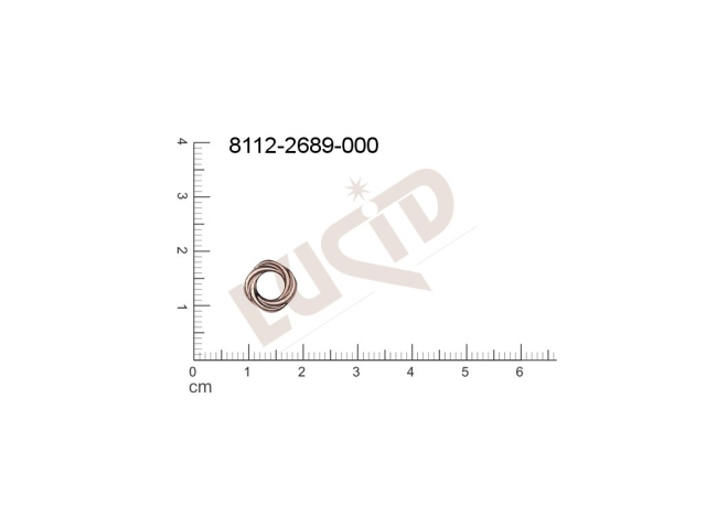 Tvarový výlisek kulatý bez oček (svěšovacích dírek) 11.0mm