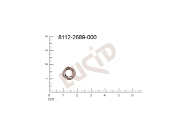 Tvarový výlisek kulatý bez oček (svěšovacích dírek) 11.0mm