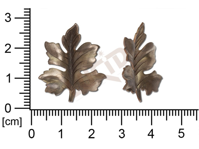 fancy shape plant motives leaves without loops / attaching hole