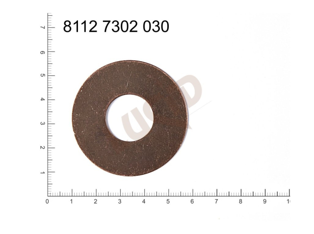 Plochý výsek kulatý bez oček (svěšovacích dírek) 48.0mm
