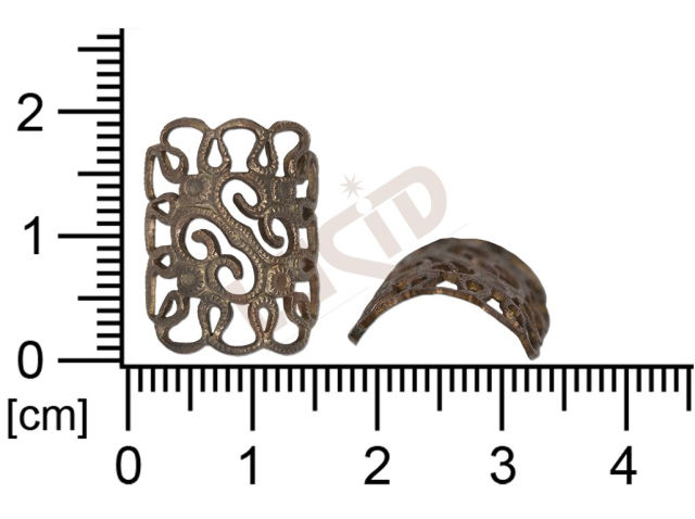 Filigree, fancy shape, other, without  loops, cut-out