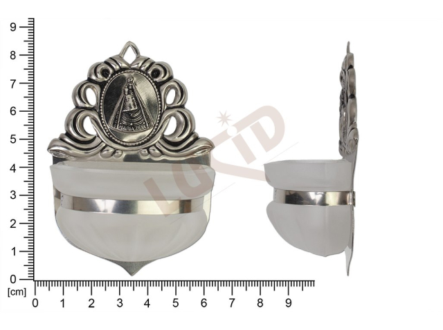 Kropenka Renesance, nikl, ražený motiv Magna Mater Austria z Mariazell, kelímek pískovaný