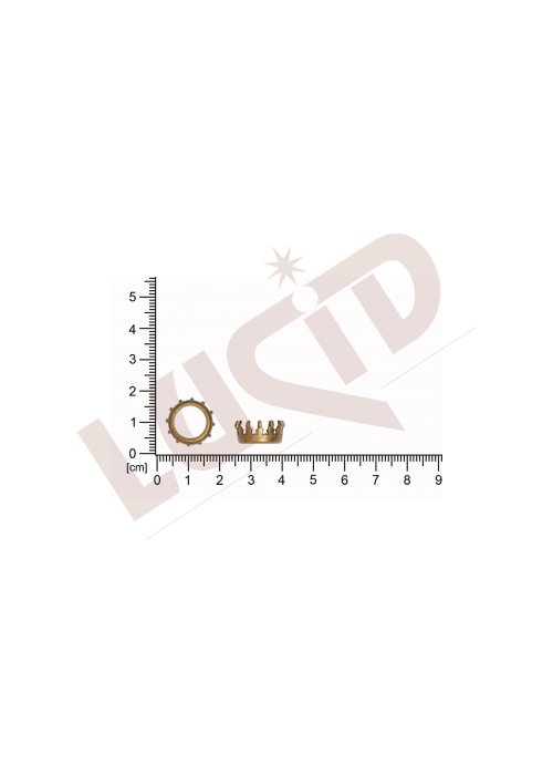 Kotlík kulatý 10.7mm francouzský a ozdobný bez dna