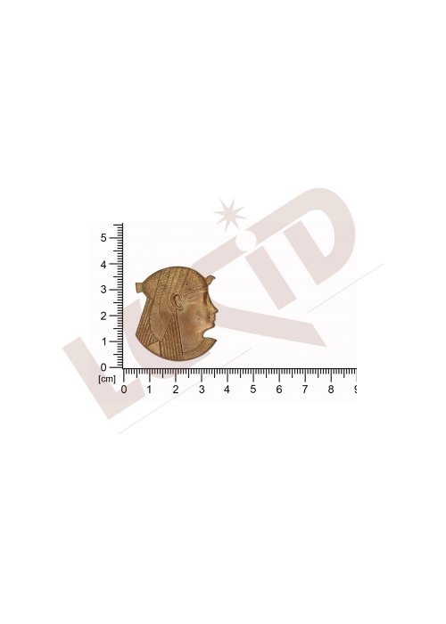 Tvarový výlisek hlavy, lidské tělo bez oček (svěšovacích dírek) 35x30 mm