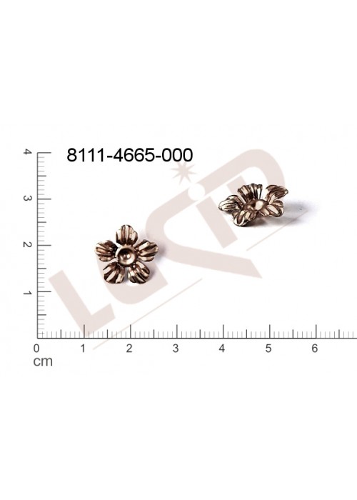Tvarový výlisek rostlinné motivy kytky, květinové motivy bez oček (svěšovacích dírek) 13.0mm Tvarový výlisek rostlinné motivy kytky, květinové motivy bez oček (svěšovacích dírek) 13.0mm