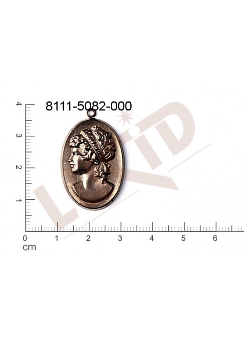 Tvarový výlisek hlavy, lidské tělo s 1 očkem (svěšovací dírkou) 28.0x20.0mm Tvarový výlisek hlavy, lidské tělo s 1 očkem (svěšovací dírkou) 28.0x20.0mm