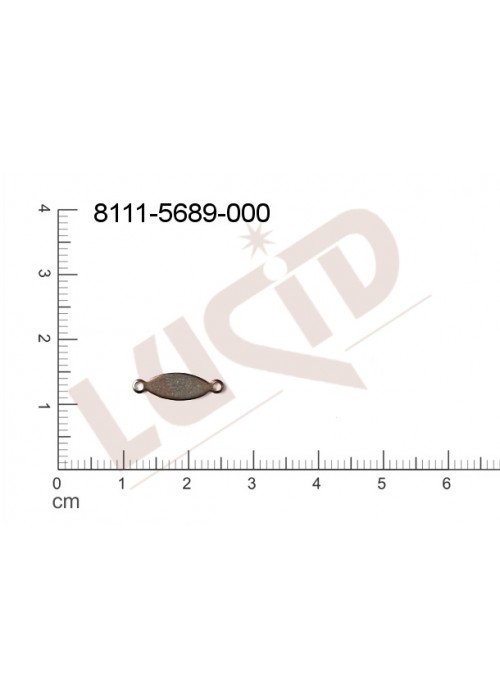 Svěšovací díl/tyčinka s 2-ma očky 12.0x4.5mm Svěšovací díl/tyčinka s 2-ma očky 12.0x4.5mm
