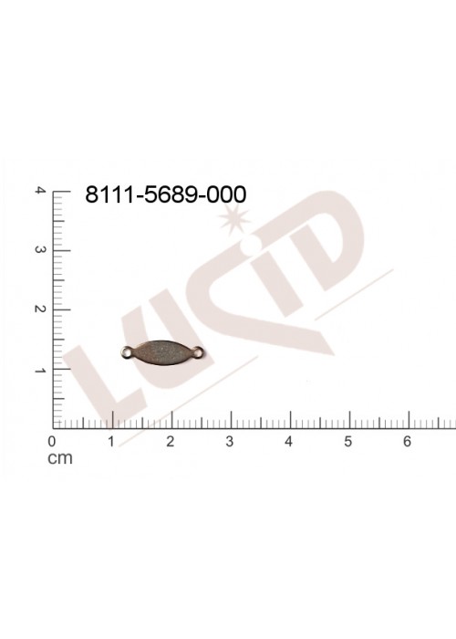 Svěšovací díl/tyčinka s 2-ma očky 12.0x4.5mm