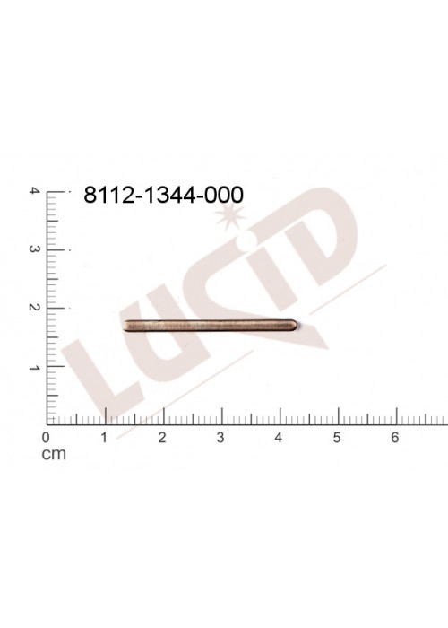 Plochý výsek tyčinka bez oček (svěšovacích dírek) 30.0x2.0mm Plochý výsek tyčinka bez oček (svěšovacích dírek) 30.0x2.0mm