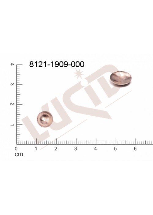 Tvarový výlisek misky bez oček (svěšovacích dírek) 8.0x8.0mm Tvarový výlisek misky bez oček (svěšovacích dírek) 8.0x8.0mm