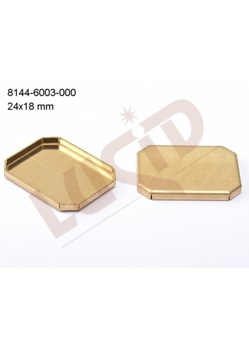 Kotlík oktagon 24.0x18.0mm plochý se dnem Kotlík oktagon 24.0x18.0mm plochý se dnem
